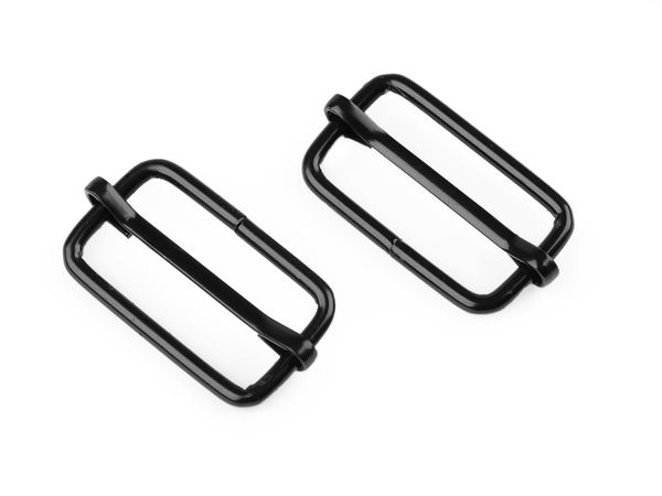Premium 25mm (1-Inch) Metal Adjustable Slide Buckle for Webbing and Straps