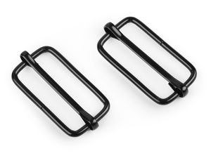 Premium 33mm Metal Slide Buckle - Adjustable Strap Slider for Webbing, Bags, and Backpacks