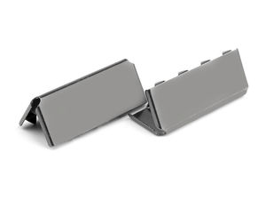 Premium 25mm Metal Crimp End Caps for Flat Straps, Belts, and Cord Ends