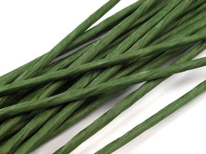 Premium Paper-Covered Floral Wire - Ø2.5 mm, Length 40 cm (White)