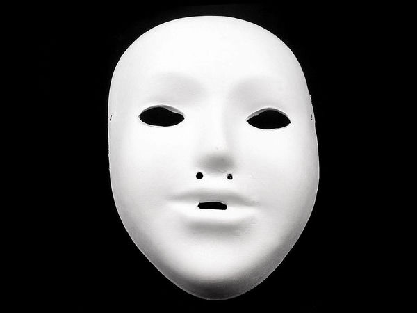 Kids DIY Blank Paper Face Mask - Customizable Craft & Carnival Mask with Comfort Elastic Strap