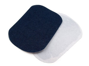 Premium Cotton Denim Iron-On Patches, 13x18 cm Rectangular Repair Sheets - 2-Piece Pack