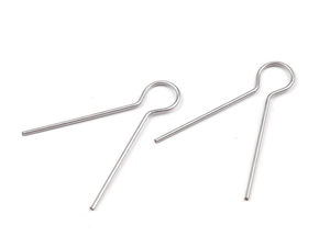 Spring Wire Ornament Loop Hangers and Caps for Styrofoam, Glass, and DIY Crafts