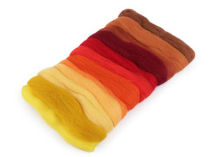 Premium 100% Merino Wool Fleece Roving for Felting (50g) – Combed Soft 24-Micron Craft Wool