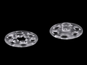 Premium Transparent Sew-On Plastic Snap Fasteners (13mm & 15mm) – Durable Round Utility Press Studs for Clothing, Bags, and Accessories