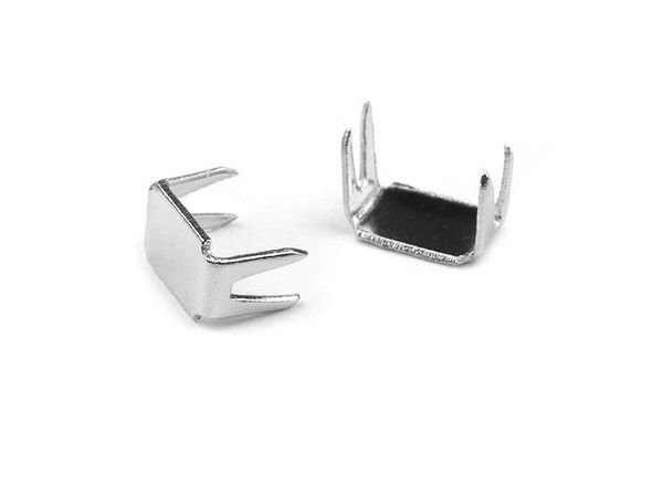 Premium Metal Zipper Bottom End Stops - Size No. 3 Zipper Stoppers