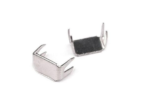 Premium Metal Zipper Bottom End Stops - Size No. 5 Zipper Stopper Repair and Replacement