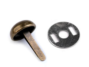 Premium Metal Purse Feet Studs - 12mm Round Bag Bottom Protective Nailheads for Handbag, Purse & Leather Crafting