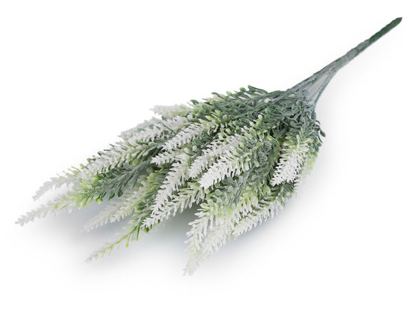 Lifelike Artificial Heather Bush Bundle - 7 Bendable Branches for Floral Arrangements, Wreaths, and Home Decor