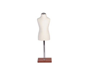 Adjustable Child Tailor Dressmaker Dummy Mannequin (Size 110-122) - White Milk