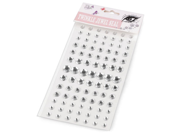 Self-Adhesive Crystal Rhinestone Stickers, Mixed Round Gem Decals (6mm-12mm) for Crafting, Scrapbooking, and DIY Personalization