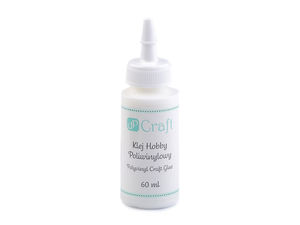 Premium Polyvinyl Craft Glue (60ml) - Precision Tip Adhesive for Textile, Wood, Ceramic, and Paper