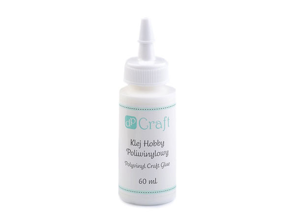 Premium Polyvinyl Craft Glue (60ml) - Precision Tip Adhesive for Textile, Wood, Ceramic, and Paper