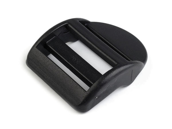 Black Heavy-Duty Plastic Strap Slider Adjuster Buckle (26mm) for Sport Backpacks and Bags