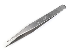 Professional Metal Sewing Tweezers 12.5cm - Curved & Straight Tip Options