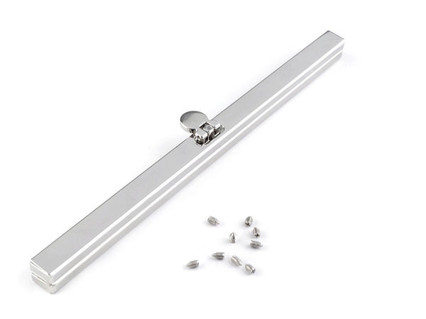 Premium 19cm Metal Screw-In Clutch Frame for Handbag & Purse Making