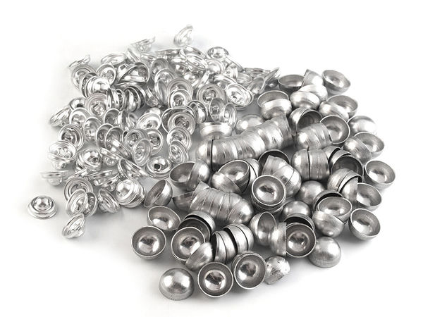 Premium All-Metal Self-Cover Buttons (Size 16) for Custom Fabric Covering