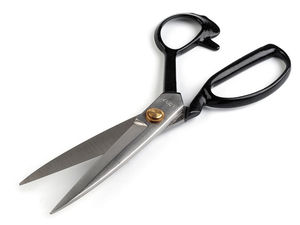 Professional 9-Inch Tailor's Shears - Premium CEO Fabric Scissors with Ergonomic Rubberized Grip (23 cm, Black)