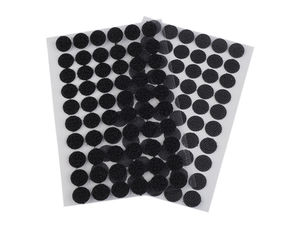 Premium Self-Adhesive Hook and Loop Fastener Dots (15mm) – Multi-Color Circular Sticky Coins