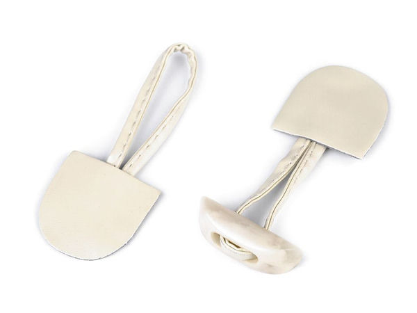 Premium Faux Leather Horn Toggle Fasteners | Sew-On Closures for Duffle Coats, Jackets & Knitwear