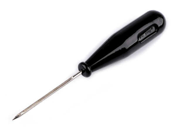 Premium Tailor's Awl for Leathercrafting and Shoe Repair - 12.5 cm Professional Hole Puncher for Rivets, Snaps, and Eyelets