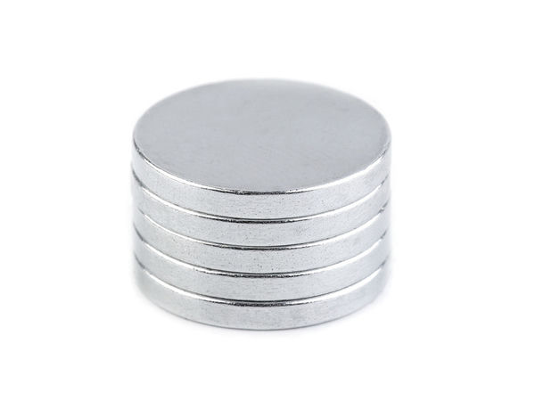 Premium Ø15mm Round Sewing Magnets - Heavy-Duty Nickel Plated Magnetic Inserts for Crafts & Oven Mitts