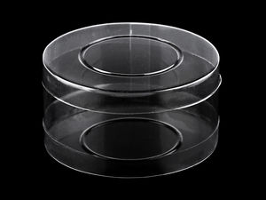 Clear Round Plastic Packaging Container (98mm) - Transparent Craft, Gift, and Display Box