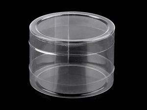 Premium Clear Round Plastic Packaging Container (74mm) – High-Visibility Display Box for Crafts, Ornaments, and Gifts