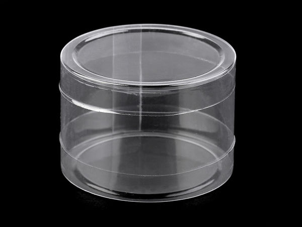 Premium Clear Round Plastic Packaging Container (74mm) – High-Visibility Display Box for Crafts, Ornaments, and Gifts