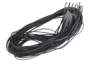 Premium Genuine Leather Cord – 2mm Flat Leather String for Jewelry Making, Beading, and Decorative Apparel Lacing (95cm)