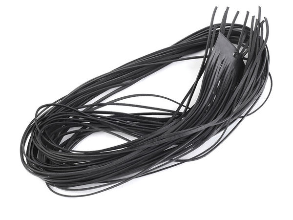 Premium Genuine Leather Cord – 2mm Flat Leather String for Jewelry Making, Beading, and Decorative Apparel Lacing (95cm)