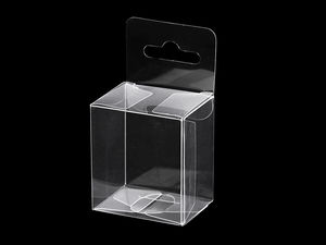 Premium Transparent Gift and Craft Packaging Box with Hang Hole