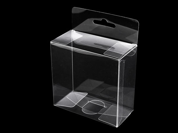 Premium Transparent Gift and Craft Packaging Box with Hang Hole