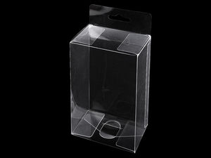 Premium Clear Transparent Gift & Craft Packaging Box with Hang Hole