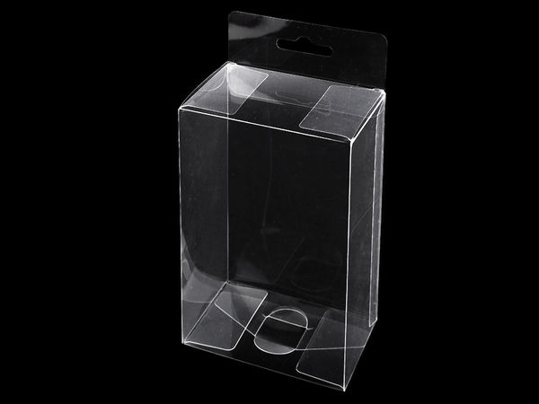 Premium Clear Transparent Gift & Craft Packaging Box with Hang Hole