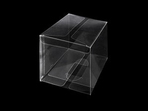 Premium Clear Cube Gift and Craft Packaging Boxes - Transparent Display Box