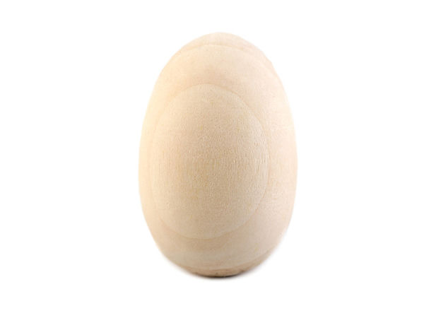 Unfinished Wooden Easter Eggs (25x40 mm) for DIY Crafts and Painting - Natural Wood Head & Egg Blanks