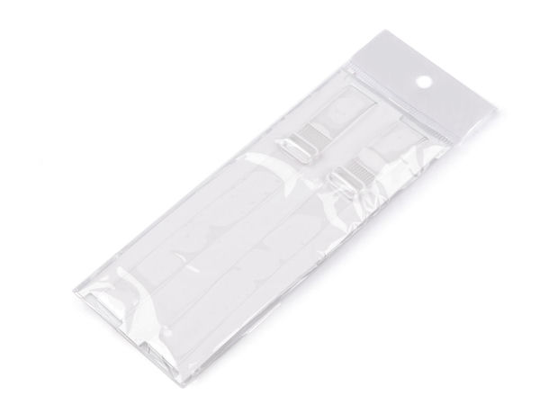 Adjustable Clear Bra Straps - Invisible Replacement Shoulder Straps with Durable Metal Hooks