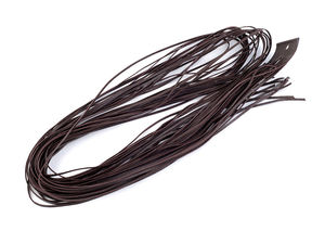 Premium Flat Genuine Leather Cord 2mm x 120cm - High-Strength Pigskin String for Jewelry Making, Braiding, and Decorative Apparel Lacing