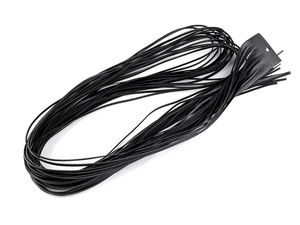 Premium Flat Genuine Leather Cord 2mm x 120cm - High-Strength Pigskin String for Jewelry Making, Braiding, and Decorative Apparel Lacing