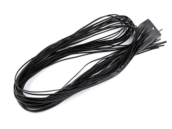 Premium Flat Genuine Leather Cord 2mm x 120cm - High-Strength Pigskin String for Jewelry Making, Braiding, and Decorative Apparel Lacing