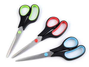 Premium 21cm All-Purpose Household Scissors - High-Carbon Steel Fabric & Paper Shears with Ergonomic Comfort Grip
