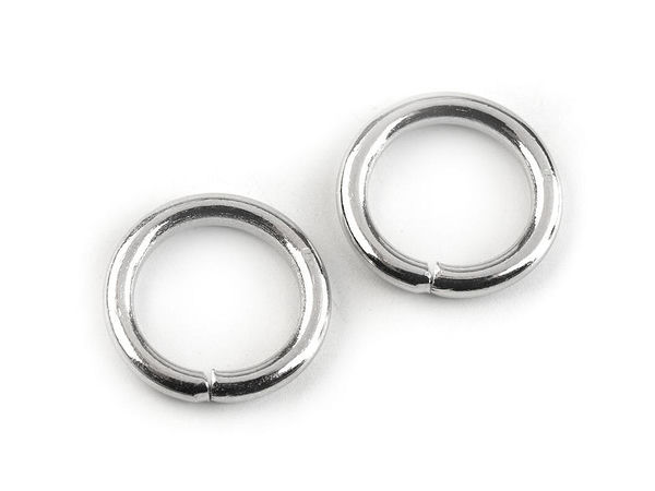 Premium Metal O-Ring & Jump Ring (12mm) - Non-Welded Magnetic Hardware for Handbags, Belts, and Leathercraft
