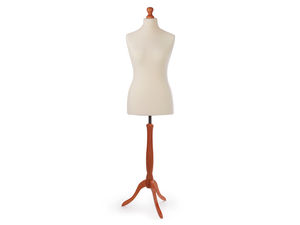 Adjustable Female Dressmaker Dummy Mannequin (Size 40-42) - Professional Tailor Bust for Sewing and Display