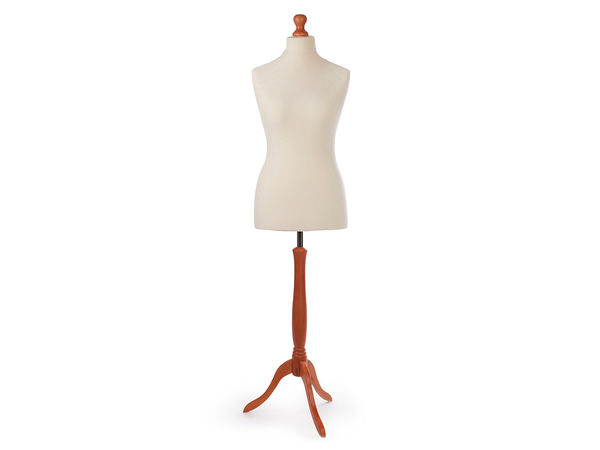 Adjustable Female Dressmaker Dummy Mannequin (Size 40-42) - Professional Tailor Bust for Sewing and Display