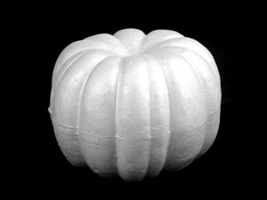 Premium Polystyrene Craft Pumpkin for Autumn & Halloween DIY Decor, 6.5 x 9 cm