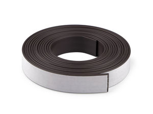 Premium Self-Adhesive Magnetic Tape Roll - Flexible Magnetic Strip for DIY Crafts, Office, and Home Organization (Black)