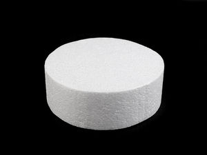 Premium Round Styrofoam Cake Dummy Forms (Ø15 cm) – Polystyrene Craft & Dessert Display Shapes
