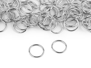 Premium Metal Jump Rings (Ø10.5 mm) – Heavy-Duty Connecting Rings for Jewelry Making and Haberdashery (Approx. 100 pcs / 20g)