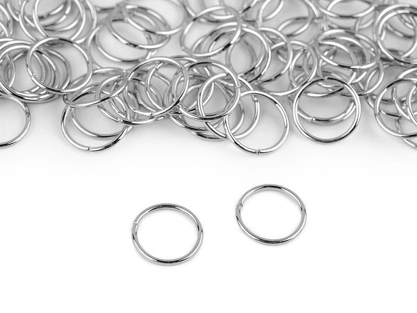 Premium Metal Jump Rings (Ø10.5 mm) – Heavy-Duty Connecting Rings for Jewelry Making and Haberdashery (Approx. 100 pcs / 20g)